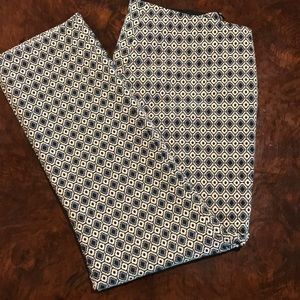 Zara Geometric cropped pants